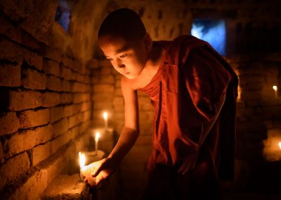 Novice monk, Bagan